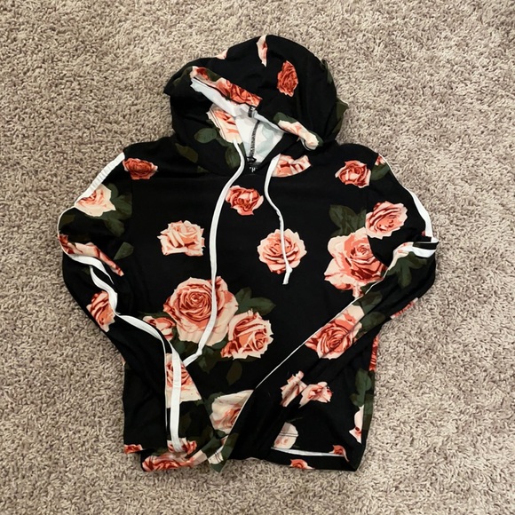 Floral hoodie - Picture 1 of 2